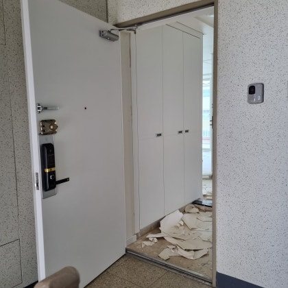 투사도 제작 기준으로 사용한 실제 현장 사진