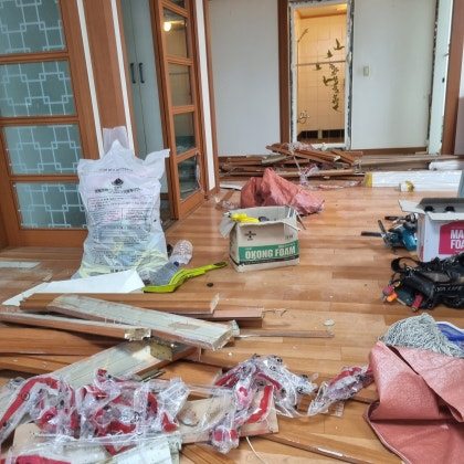 투사도 제작 기준으로 사용한 실제 현장 사진